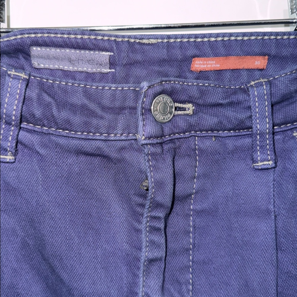 Anthropologie Pilcro The Breaker Relaxed Jean 30 Washed Wine - Picture 2 of 5